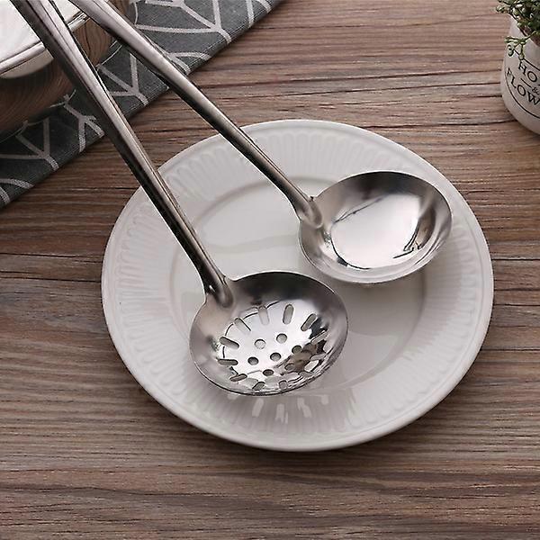 2pcs/set Stainless Steel Spoon Spoon Strainer Kitchen Tools