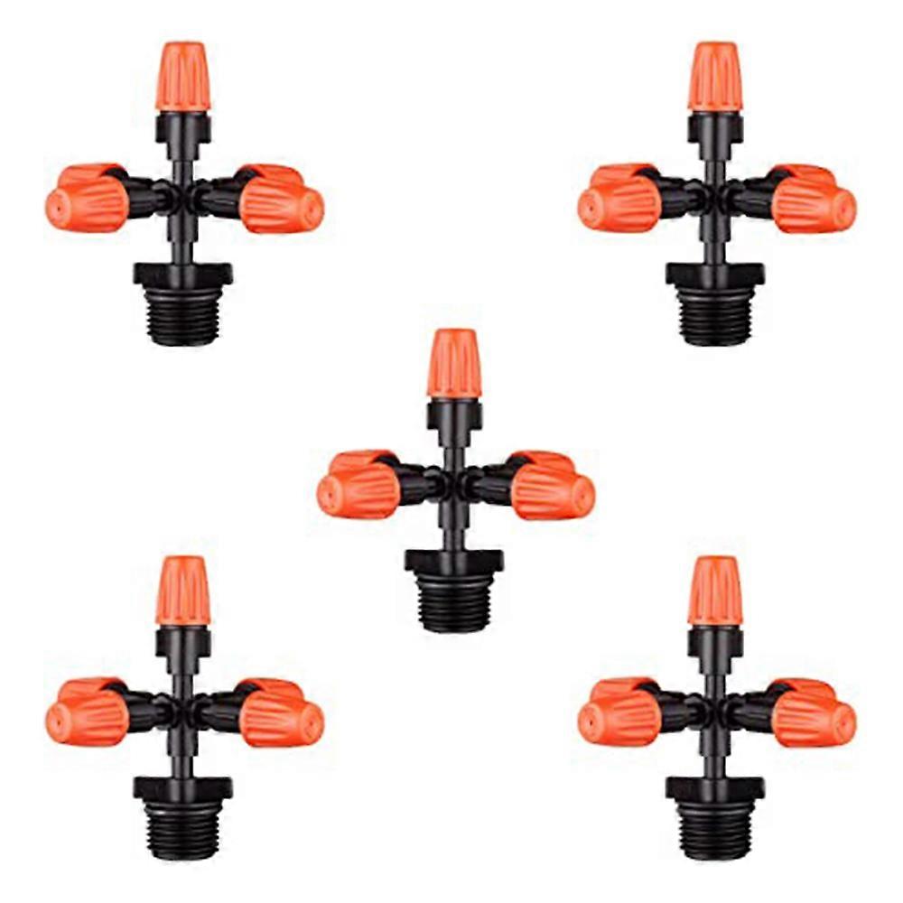 Säädettävät virtauskastelutiputtimet - 5 mikrosuihkun tiputuspään sarja