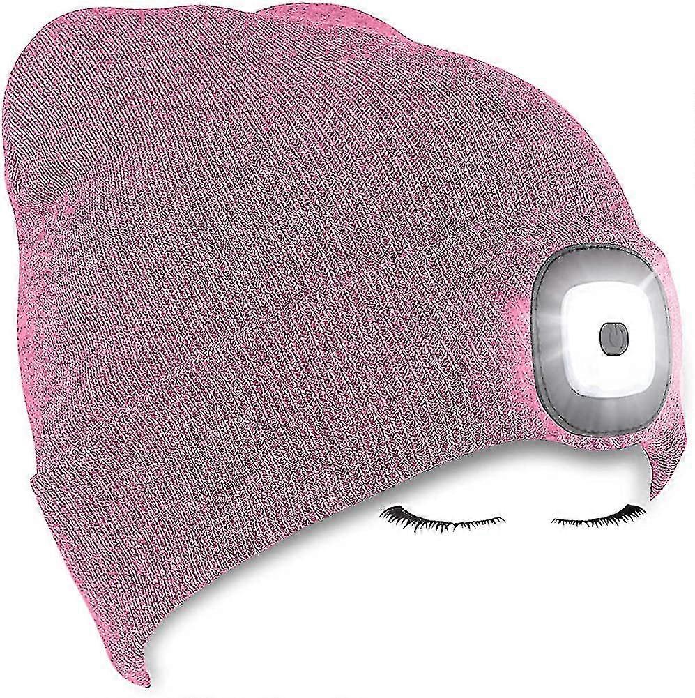 Capuchon led avec lumière. Running Cap Hommes Femmes Casquette Lampe Usb Rechargeable 4