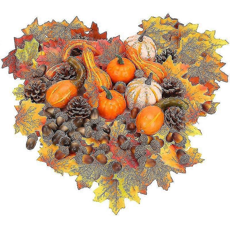 70 Pcs Artificial S Leaves S Pine Cs Set For Fall Wedding Ornt