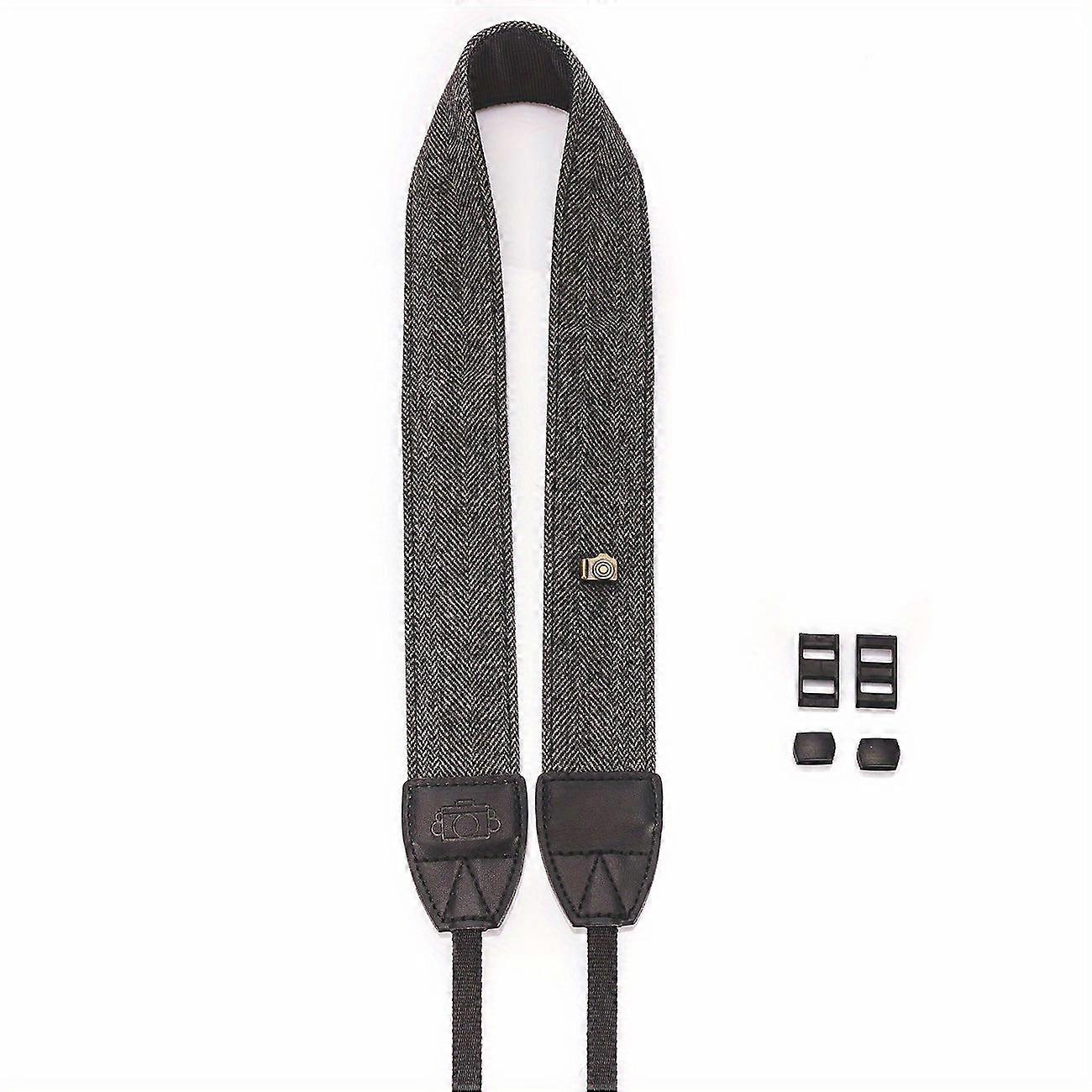 1pc Adjustable Leather Cotton Neck Strap Camera|Camera Accessories-Camera Strap