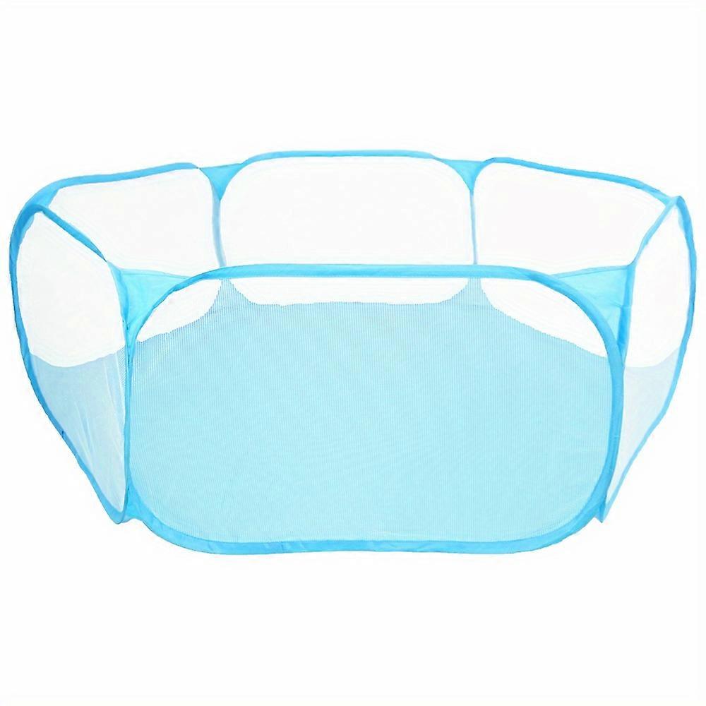 Compact Pop-Up Pet Playpen - Secure Mesh Enclosure for Dogs & Cats, Easy Setup, Ideal for Travel & Indoor/Outdoor Use