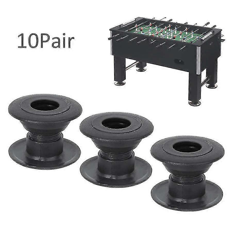 10 زوج 16 مم استبدال ل Foosball جلبة كرة القدم الجدول تحمل أجزاء جلبة الجدول الملحقات ألعاب كرة القدم الترفيهية