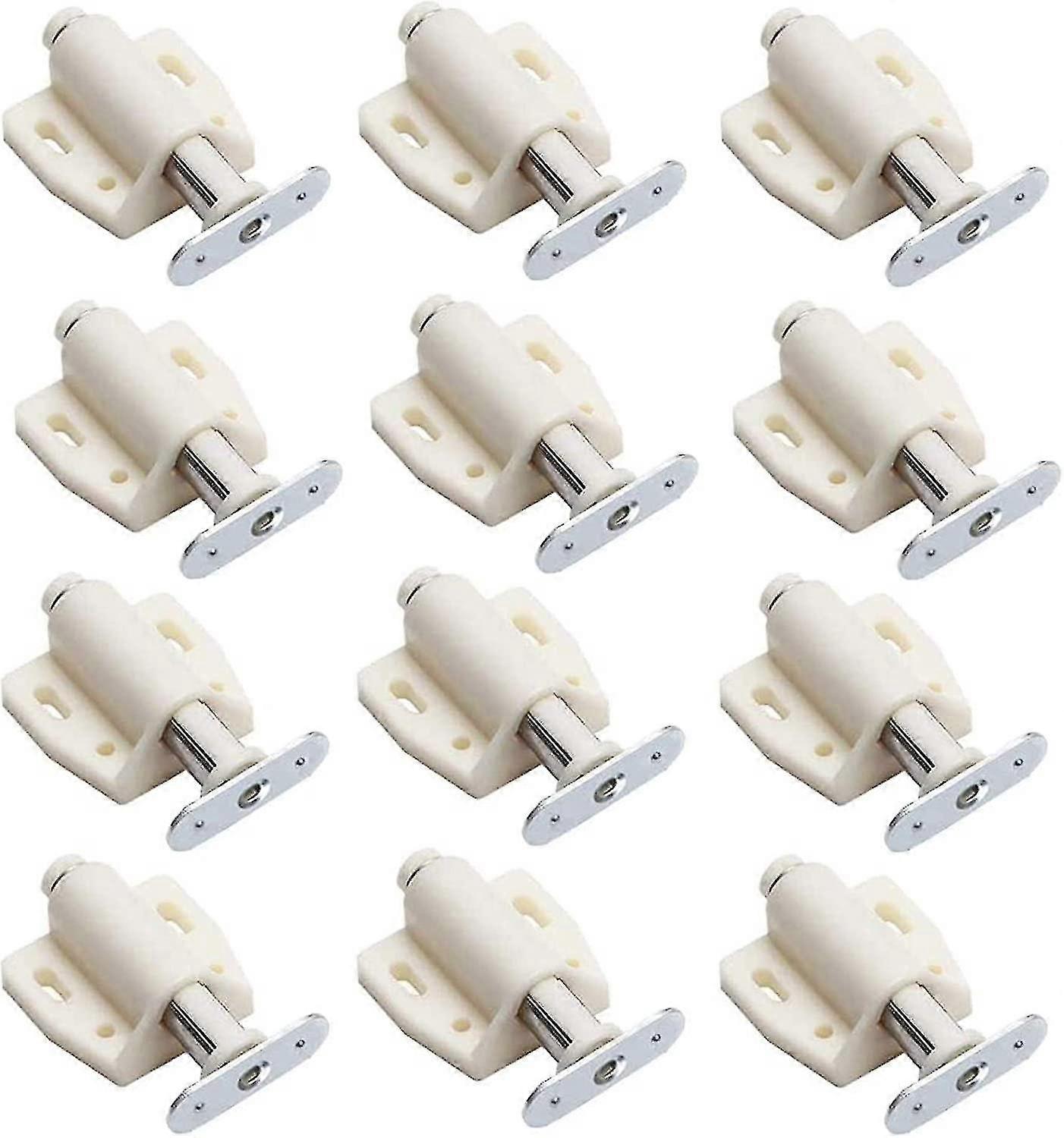 Automatische federbelastete Verriegelungen für Tür Mini Federbelastete Verriegelungen Druckauslöser Verriegelungen 12pcs pro Push zum Öffnen / Schließen der Tür mit einer Tou