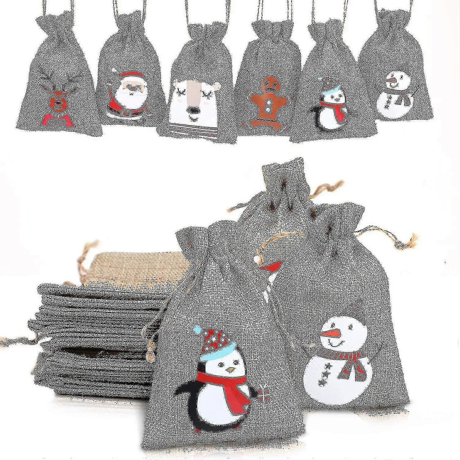 Jute Sack, C Bag 24 Pieces