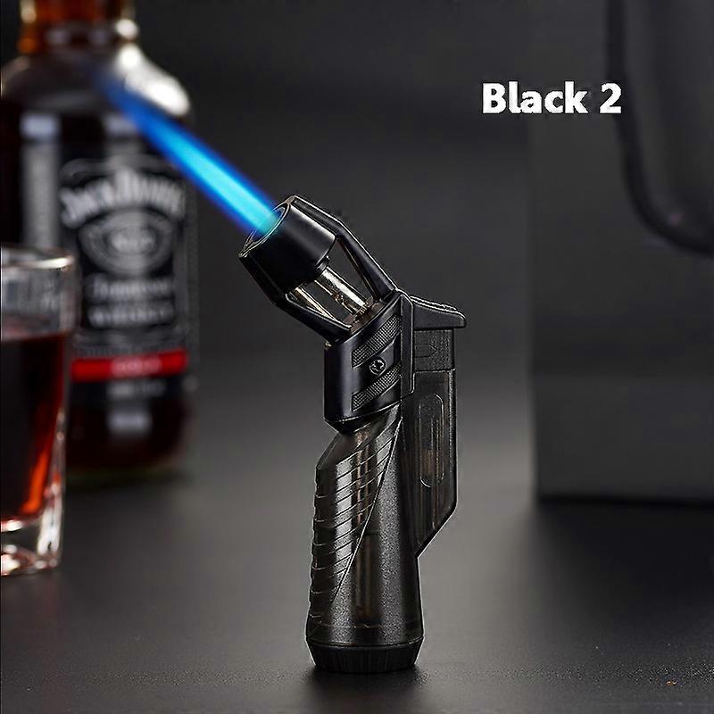 New Torch Lighter Adjustable Jet Flame Windproof Gas Use Butane for Cigar Candles Camping Fireplace Handy Tool