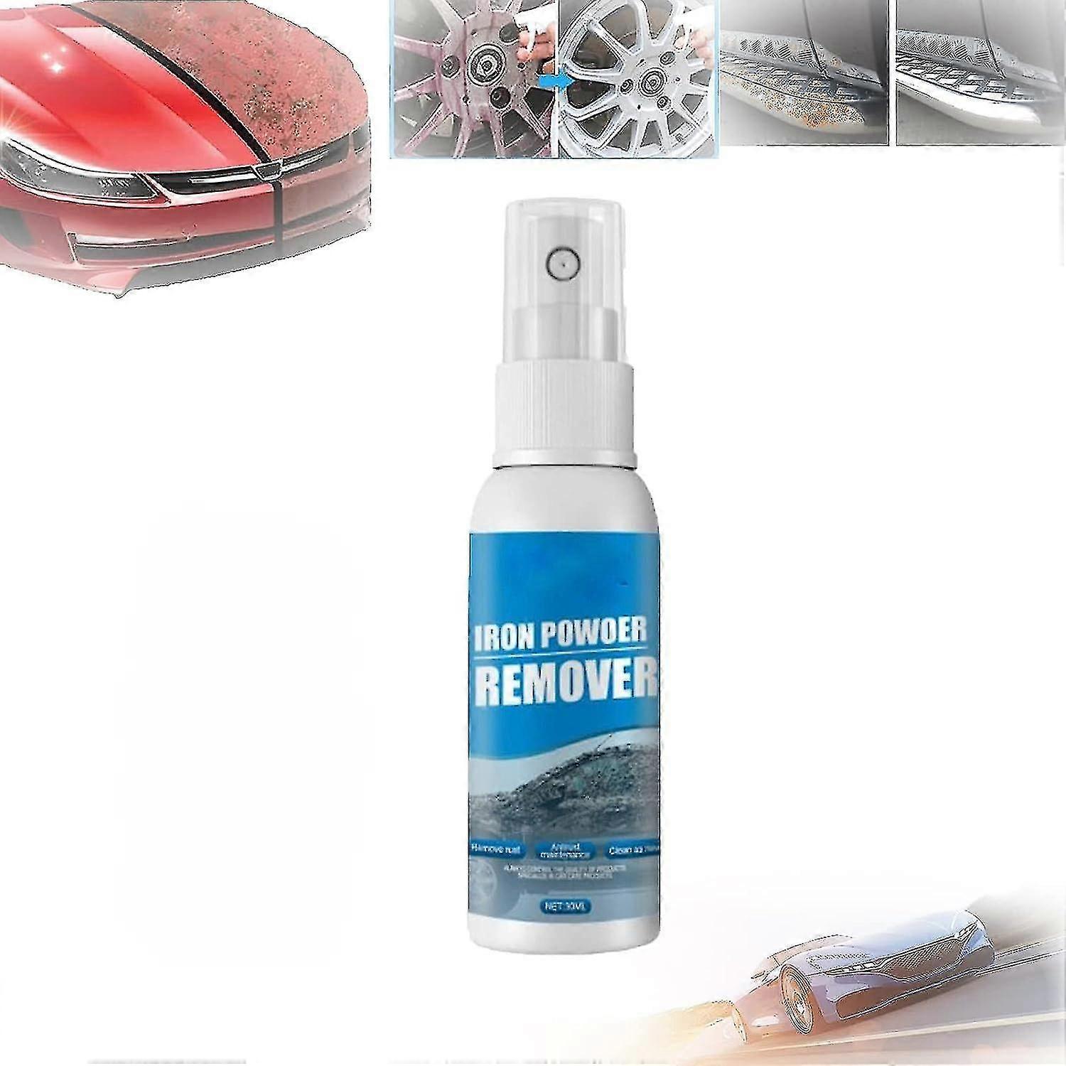 Bil rustfjerning spray, jernpulverfjerner, bil rustfjerning spray metall maling renere spray