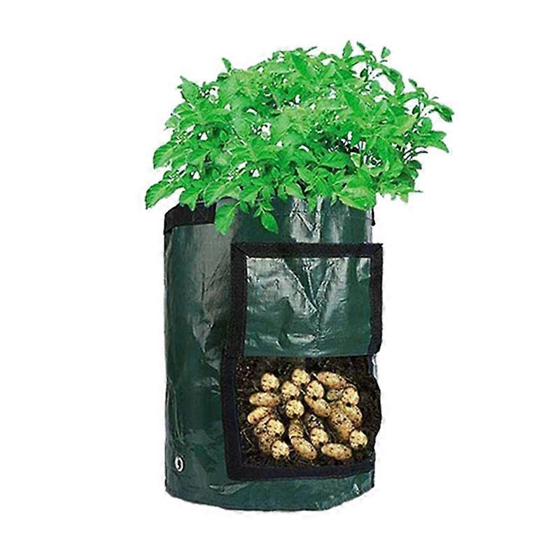 Potato Plant Growing Kits Bag PE Vegetable Onion Plant Bag with Handle Thickened Garden Carrot Taro Peanut ing Bag