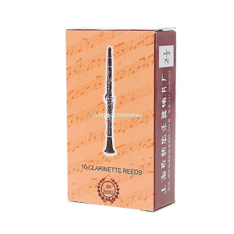 10pcs 2.5 Strength Clarinet Reeds Music Instrument Part Traditional Bamboo Reeds
