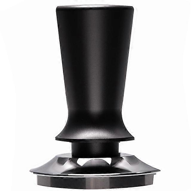 51/53/58mm Calibrated Espresso Tamper, Calibrated Coffee Tamper with Spring Aluminum Handle Stainless Steel Flat Base