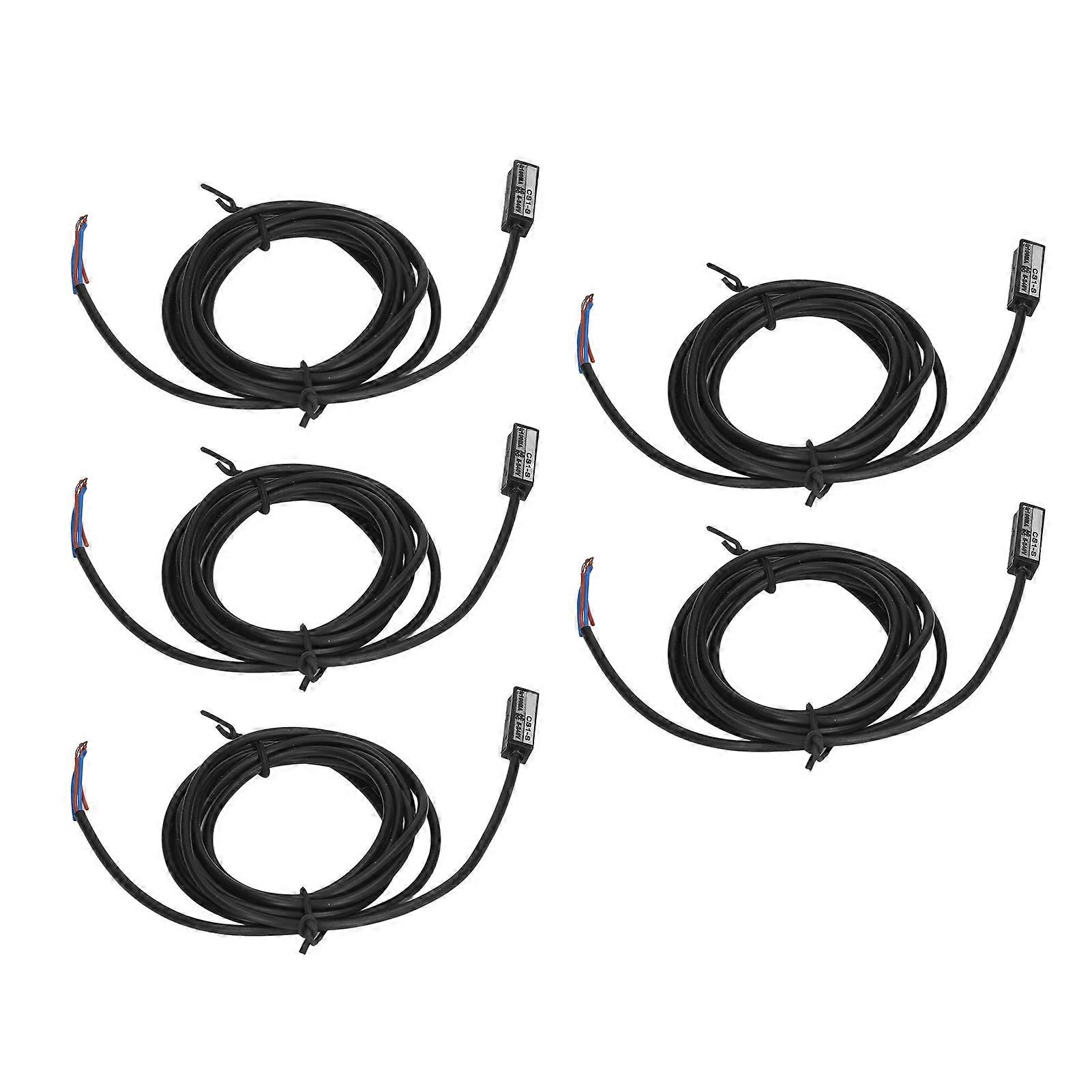 5Pcs Magnetic Proximity Sensor Approach Switch AC DC 5240V Input 100mA Output for Detection