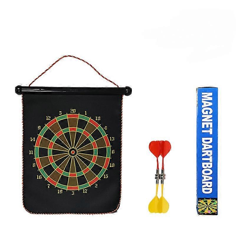 Double Sided Magnetic Dart Tray Set Parent-child Children Toys Cartoon Casual Competition Level Dual Use Darts Flights ArcheryDart Backboards