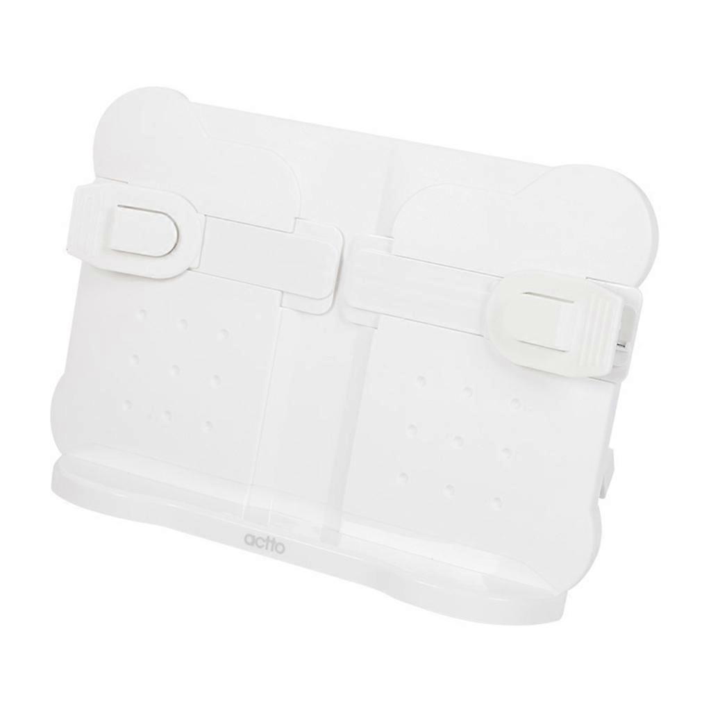 Support de support de support de livre d’angle réglable Lecture de document Repose-livres Support de tablette