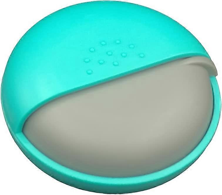 Pill Box Cute Size For Wallet Lock Small Everyday Case (Blue, 1)