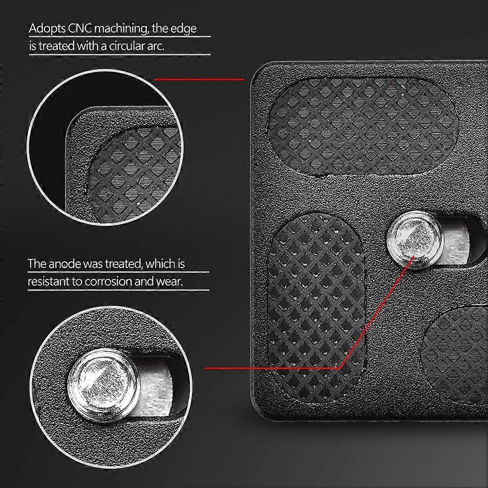 Quick Release Plate with 1/4inch Screw Mount compatible with Arca Benro Tripod Ball Head SLR Camera (PU40)