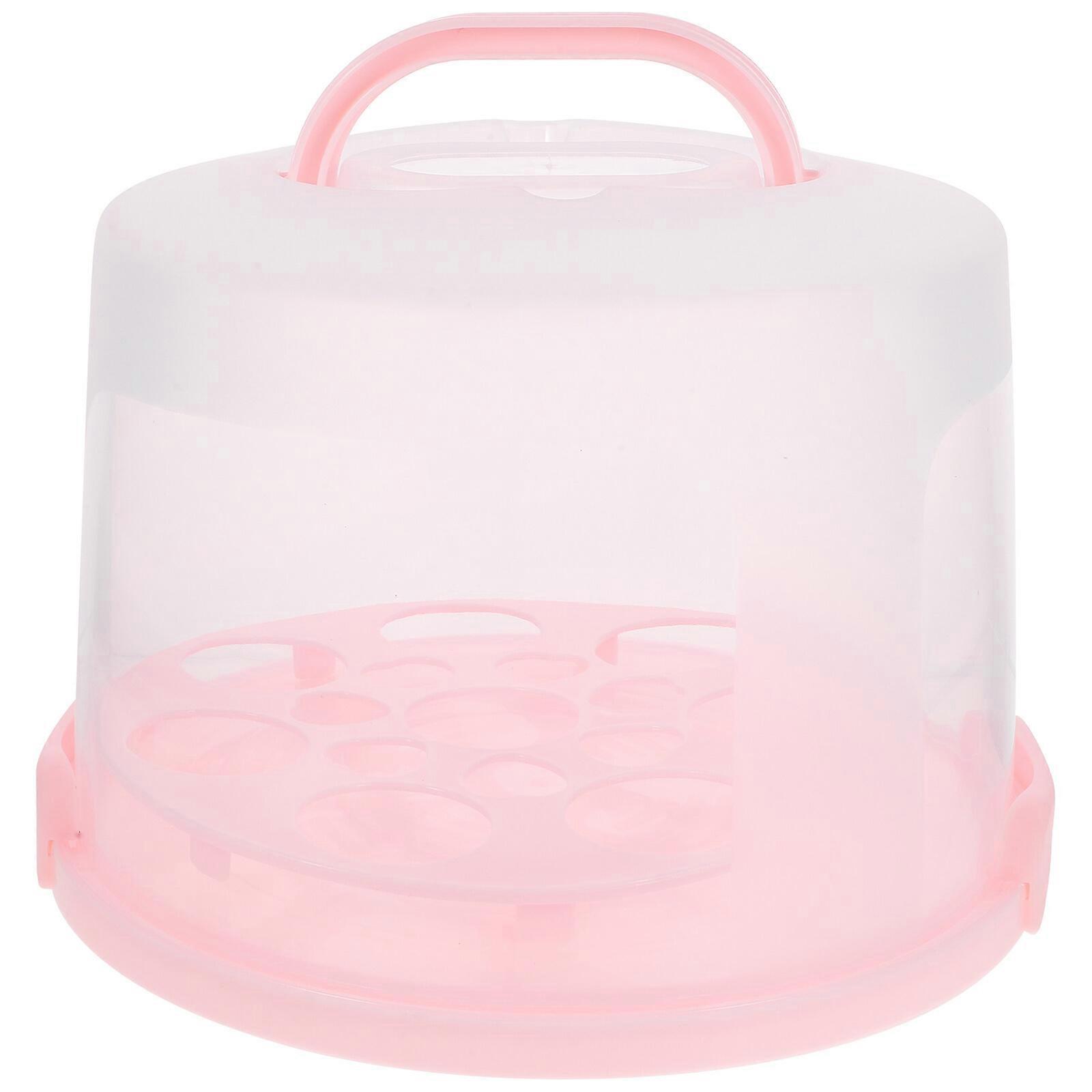 Reusable Cake Box Cake Keeper Portable Cake Case Portable Bread Cupcake Carrier 10 inch