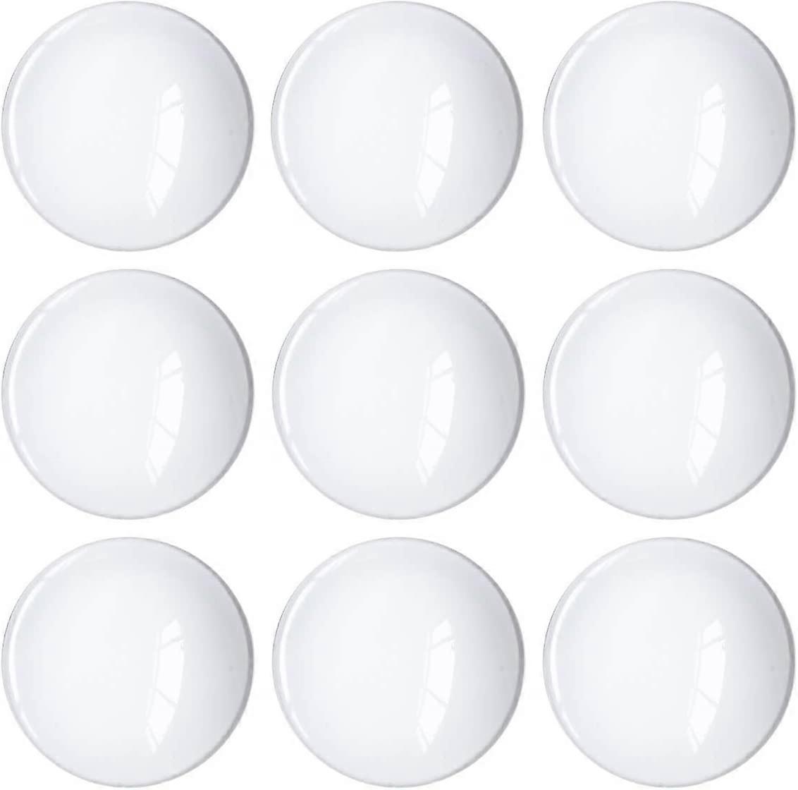 Glass Cabochon 50mm for Jewelry Making 25PCS Flat Back Cabochons Glass Dome Tile Clear Cameo for Pendants Magnets and Crafts (25PCS, 2 Inch)