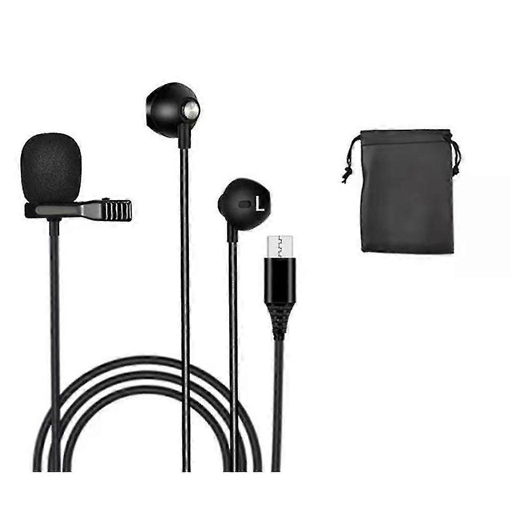 Portable 1.5m Lavalier Mini Microphone (typec Interface)