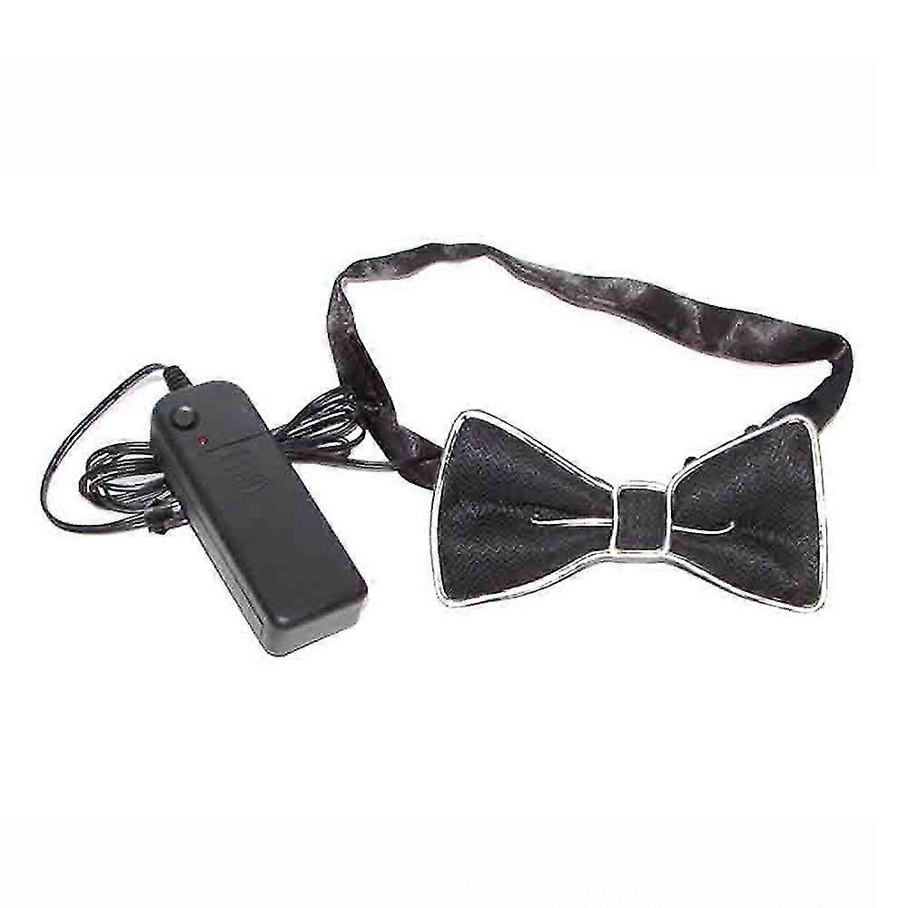 導かれたライトアップボウタイ、暗闇の中でグローネオンパーティーのためのボウタイを導いた