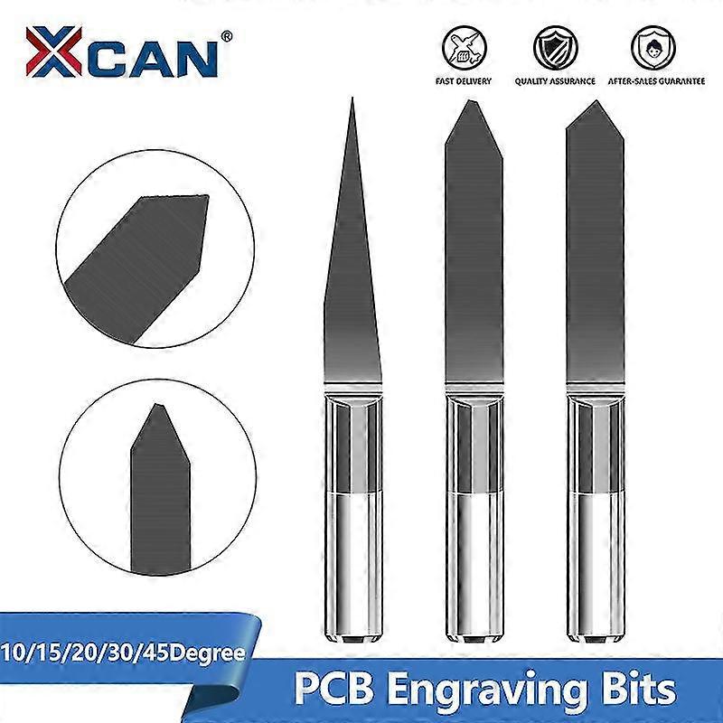 3.175mm Cnc Router Bit 10/15/20/30/45degree V Shape Flat Bottom Carbide Pcb Engraving Bits 1pc Milling Cutter Tools