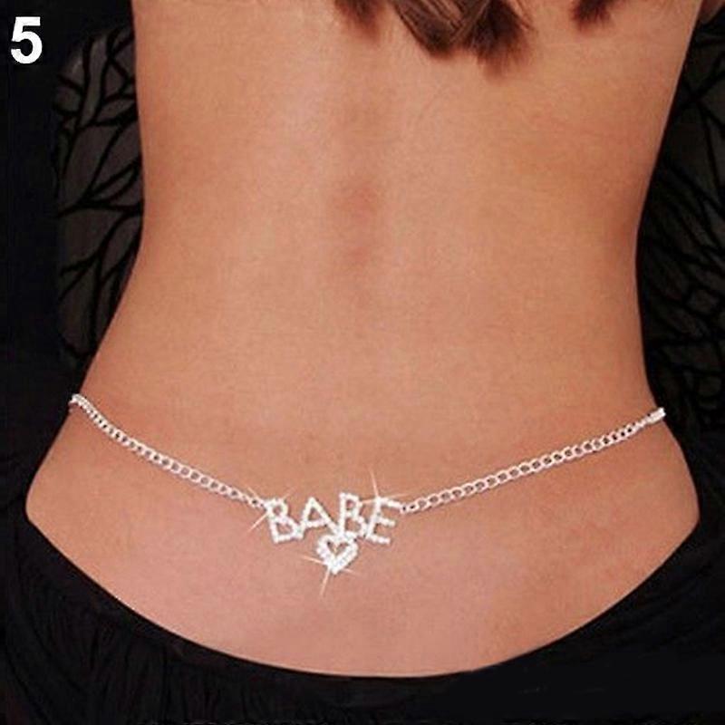 Femmes Strass Butterfly Dance Chain Bijoux de mode