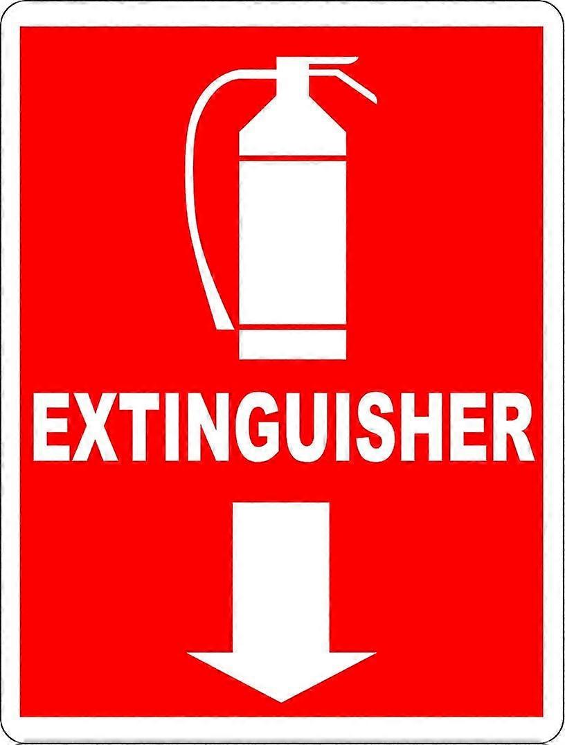 Extinguisher Sign. 8x12 Metal.