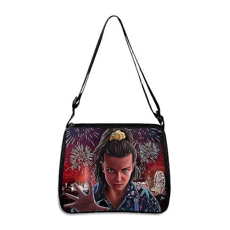 Stranger Things Borsa da donna Serie TV Print Fashion Crossbody Bag per ragazze Borsa multifunzionale da viaggio 24cm stile 13