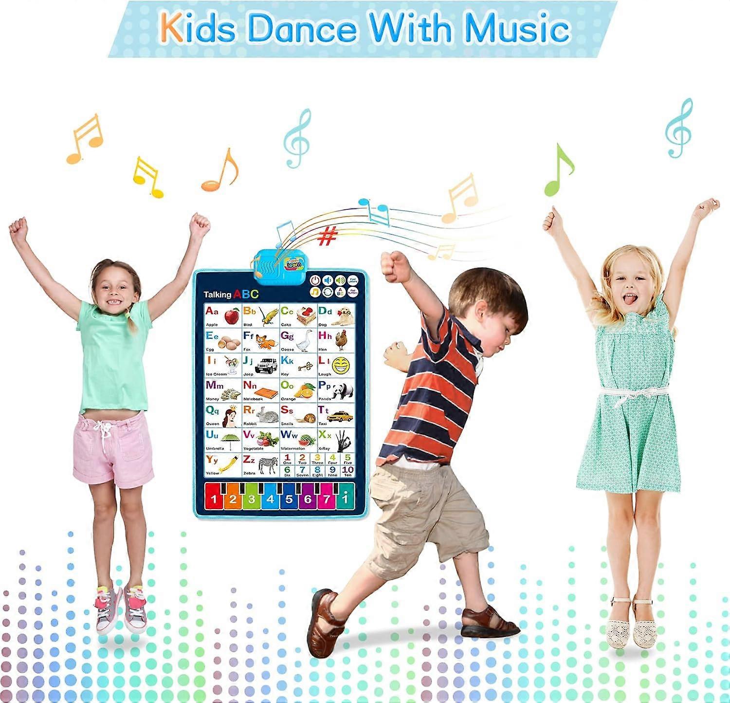 Interactive Phonetic ABC 123 Learning Book for Kids