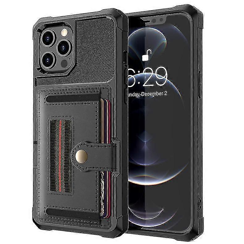 Multi-function Anti-fall Case Compatible With Iphone 12 12pro 11 11pro With Card Holder