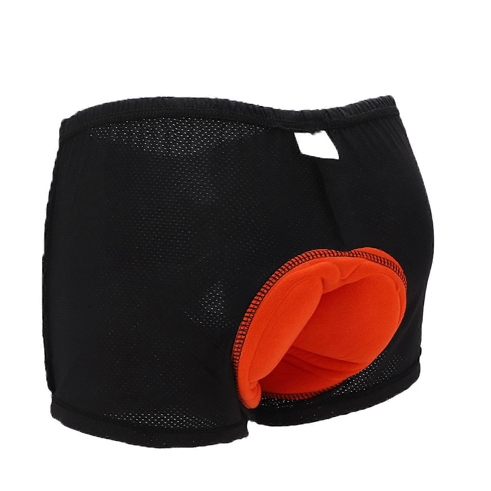 Cycling Padded Shorts Sponge Pad Design Elastic Soft Breathable Comfortable Cycling Underwear for MenM