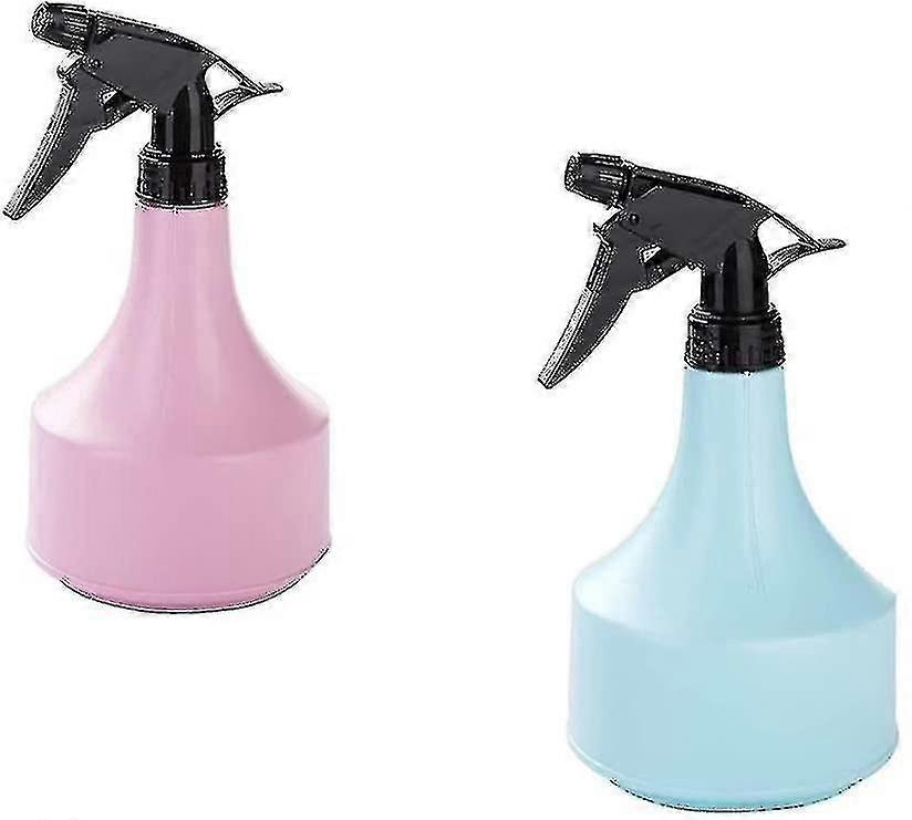 2pcs Large Empty Spray Bottle 600ml Plastic Spray Bottle Multipurpose Garden Sprayer With Adjustable Nozzle