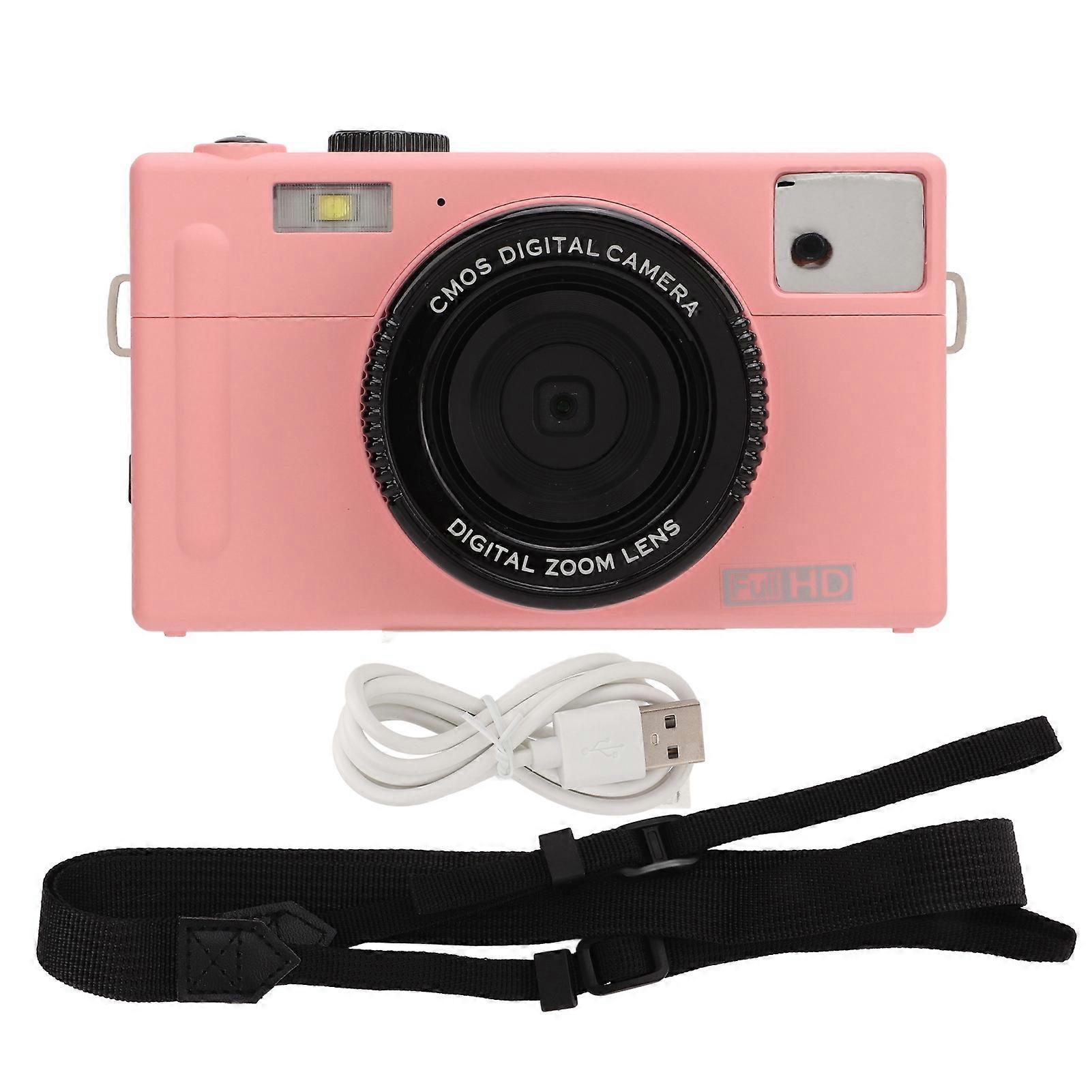 CD R1 1080P FHD Micro Single Camera Portable Mirrorless Camera 16X Digital Zoom 48MP with 3in LCD Display Monitor