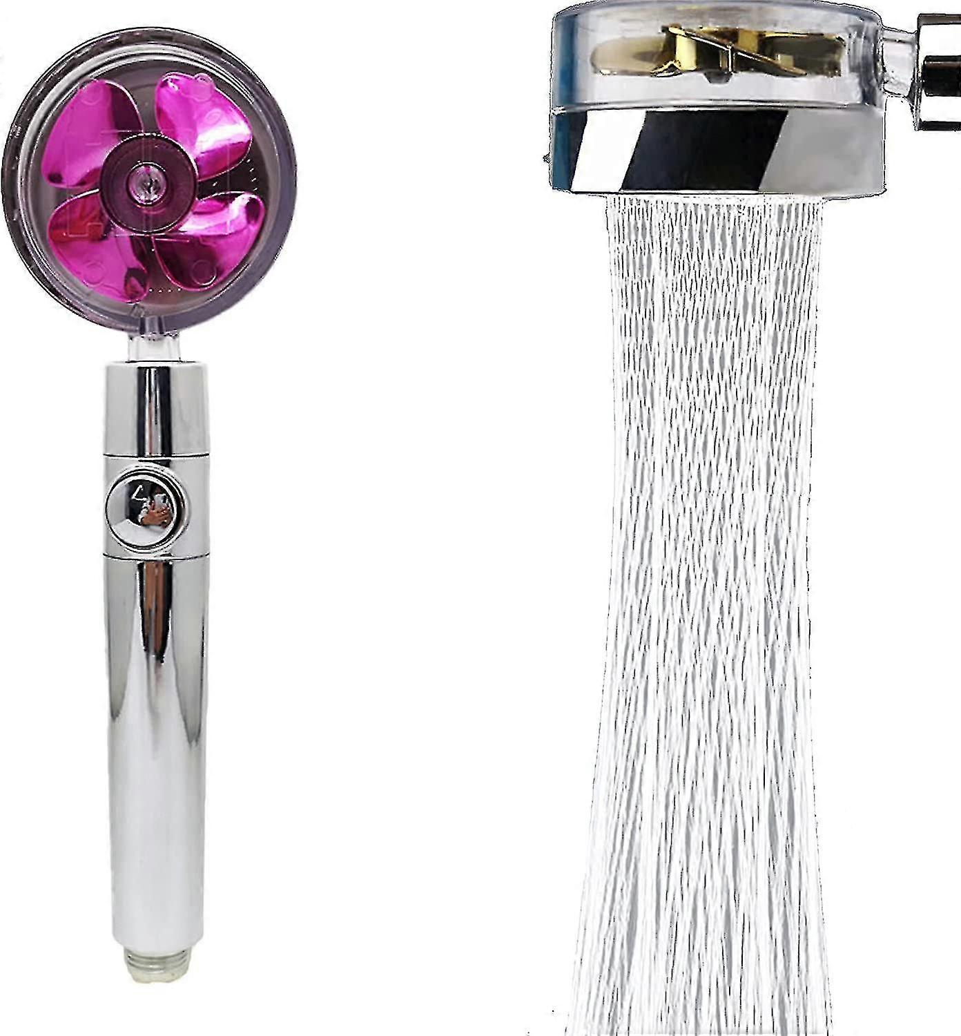 360 Degrees Rotating With Small Fan Shower Head Nozzle Bathroom Accessories