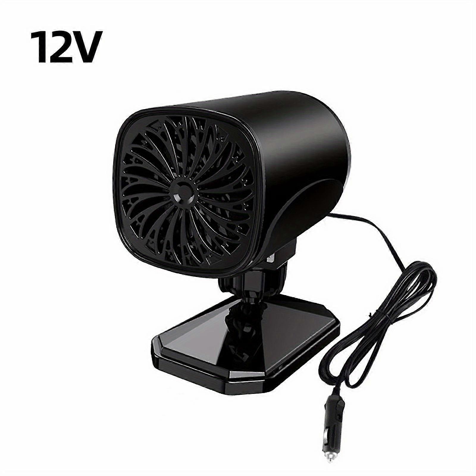 12/24V Car Windshield Defrost And Defogger, Car Heater In Winter, Mini Fan In Summer, 360 Free Rotation Of Hot & Cold Air Mode Switching