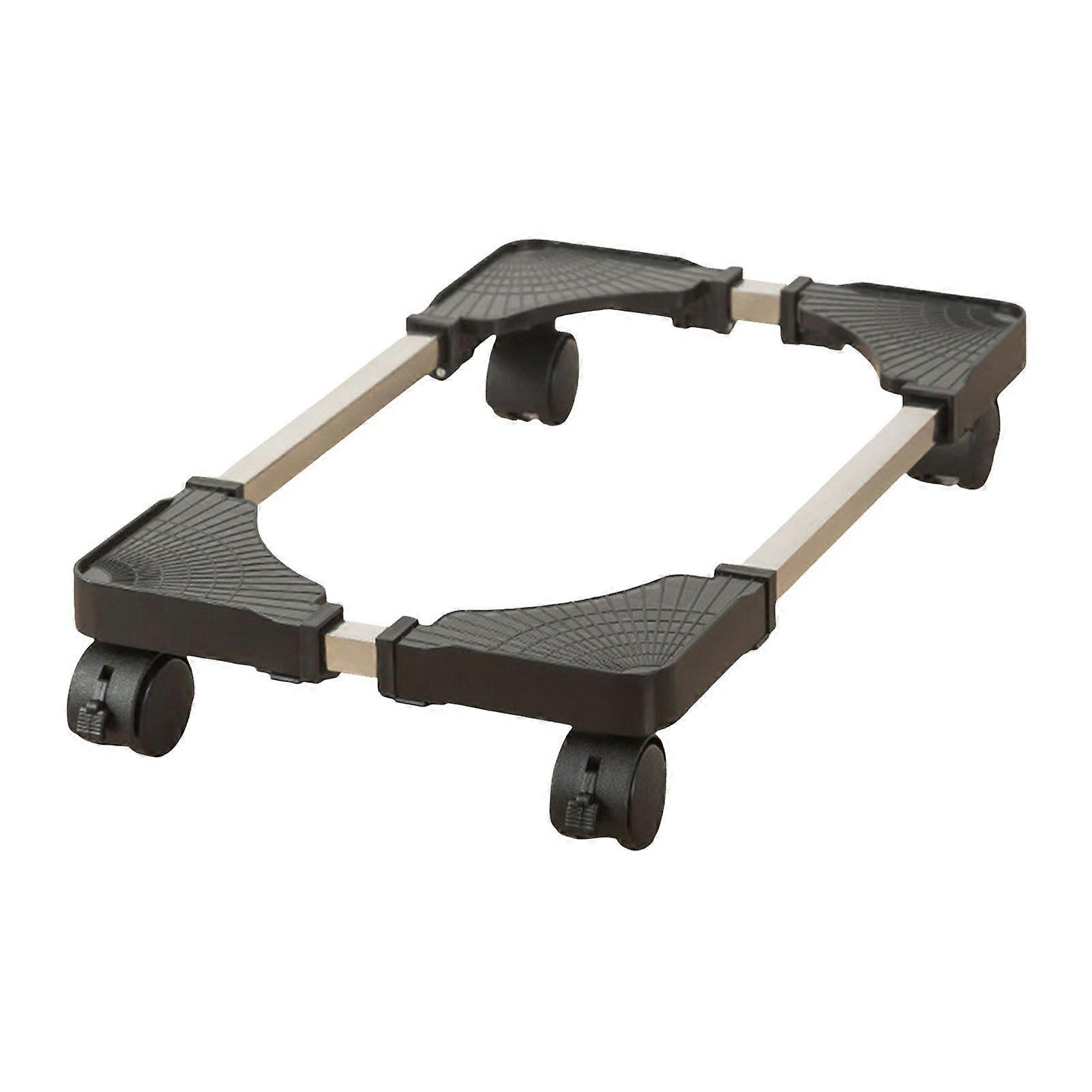Mobile CPU Stand Adjustable Computer Tower Holder with 4 Locking Wheels Easy to Move Ventilated PC Stand Storage Holder