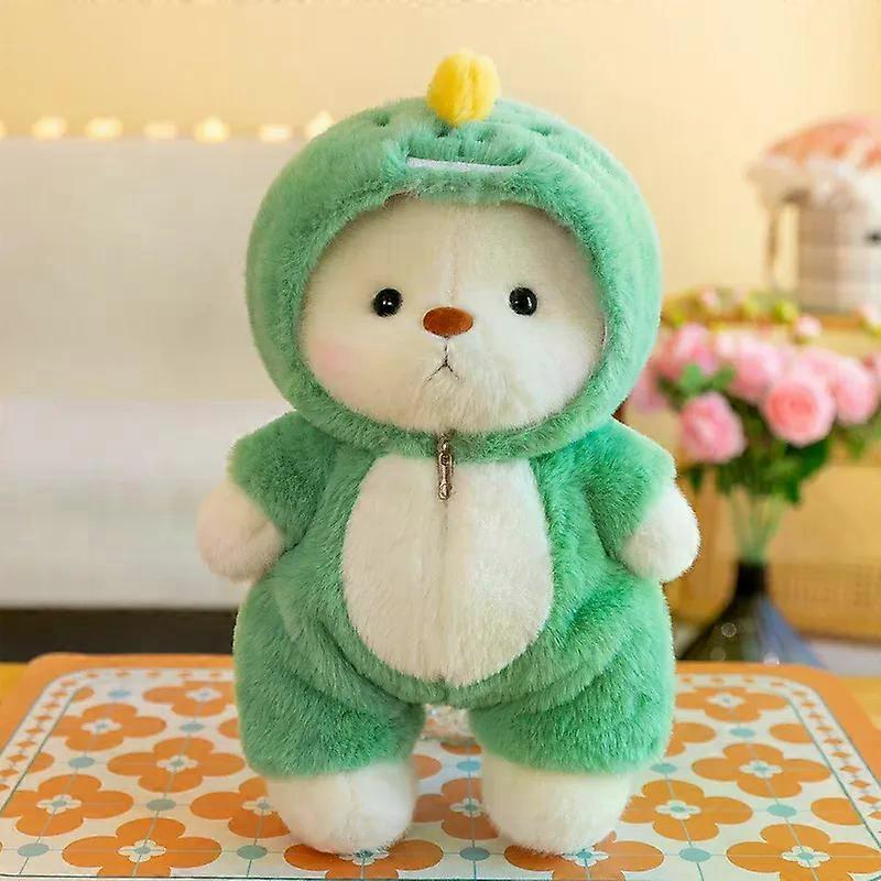 カワイイクマぬいぐるみぬいぐるみテディベアウェアスーツソフトドール誕生日クリスマスプレゼント男の子女の子