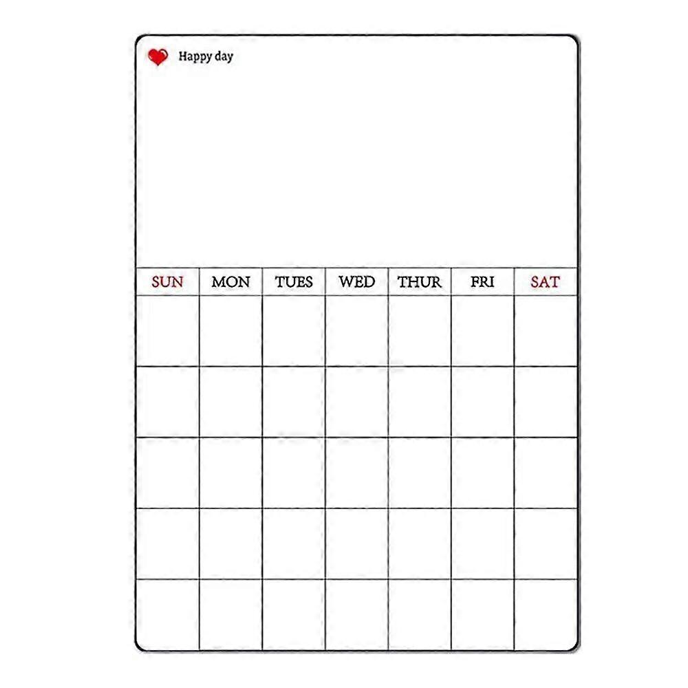 Magnetic Message Board with Whiteboard Pen Dry Erase Surface Multi-Purpose Strong Magnet Back Reminder Whiteboard
