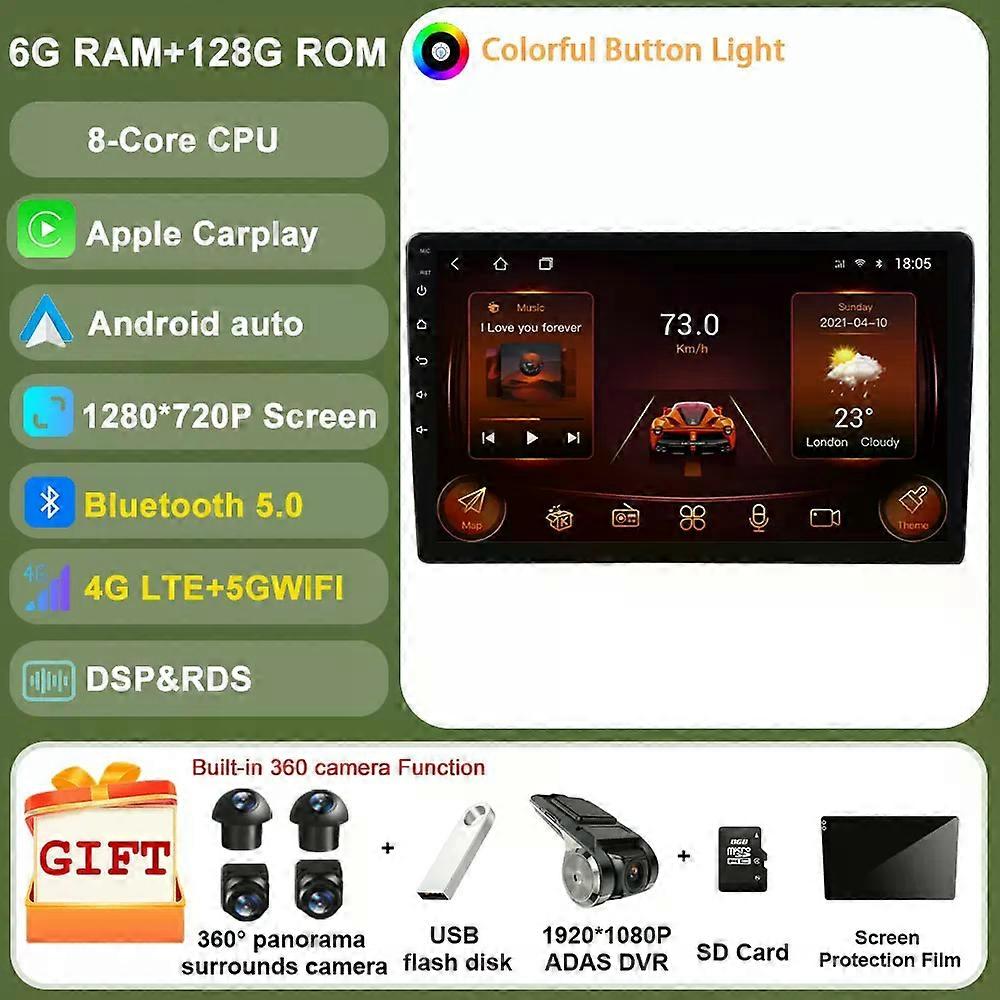 Redkid Pour Opel Zafira B 2005 - 2014 Pour Opel Astra H 2004 - 2014 Android Autoradio Multimédia Lec