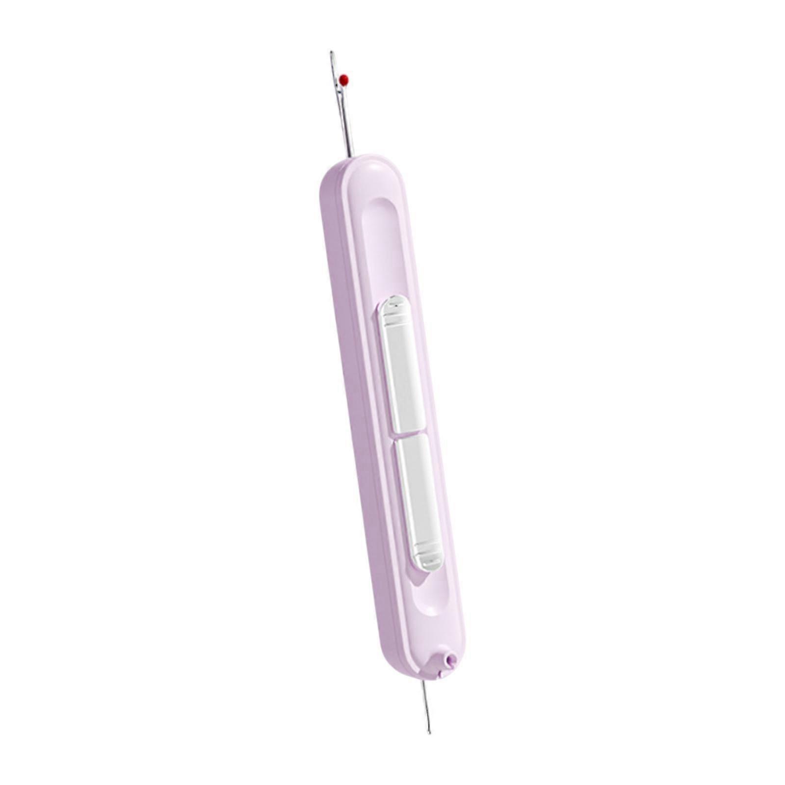 2 in 1 Threader Seam Ripper, Hand Sewing Tool, Sturdy Comfortable Grip Portable