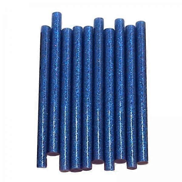 3x10 Pieces Colored Hot Melt Glue Sticks Glitter Hot Glue Sticks for DIY Craft Blue