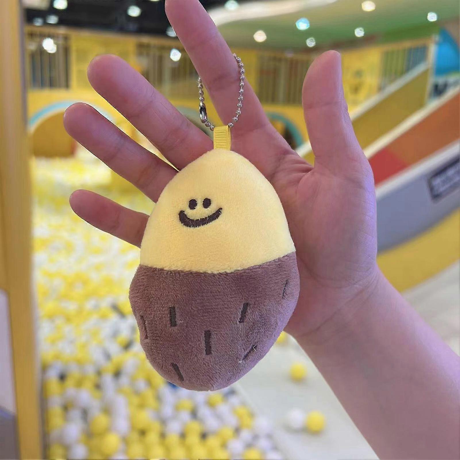 Sweet Potato Plush Keychain Soft PP Cotton Stuffed Doll Charm