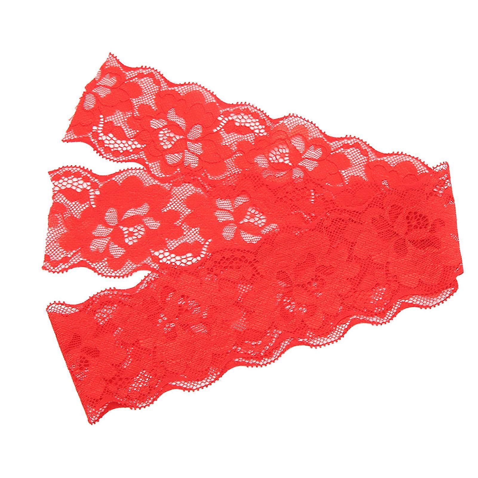 Ribbon 10yd Long 2.6in Soft Skin Friendly Durable Easy Cutting Wide Application Elegant Style Sewing Lace