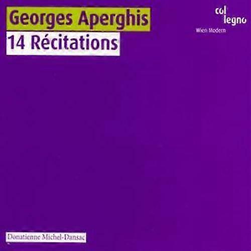 14 Recitations (Michel-dansac) [german Import] CD (2007) NEW