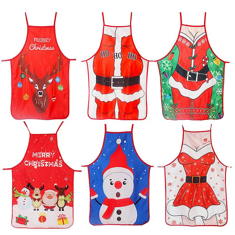 6pcs Christmas Apron