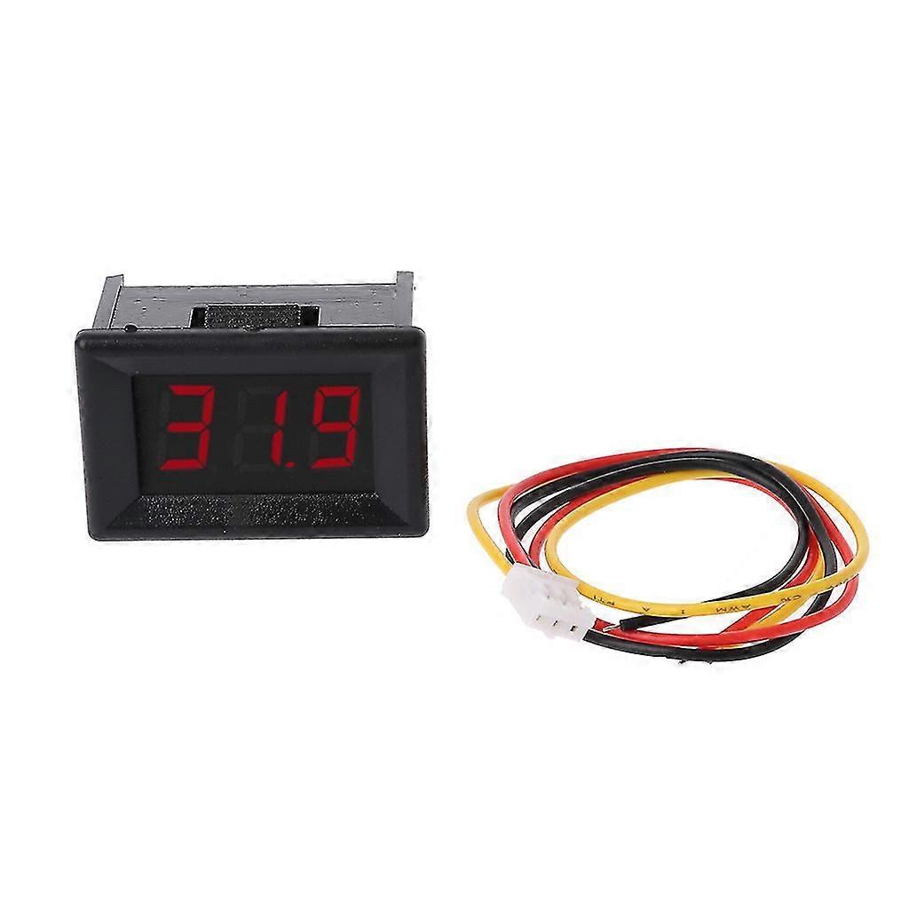 0.36" 3-digital Voltmeter LED Panel Voltage Meter for DC 0-100V LED Display