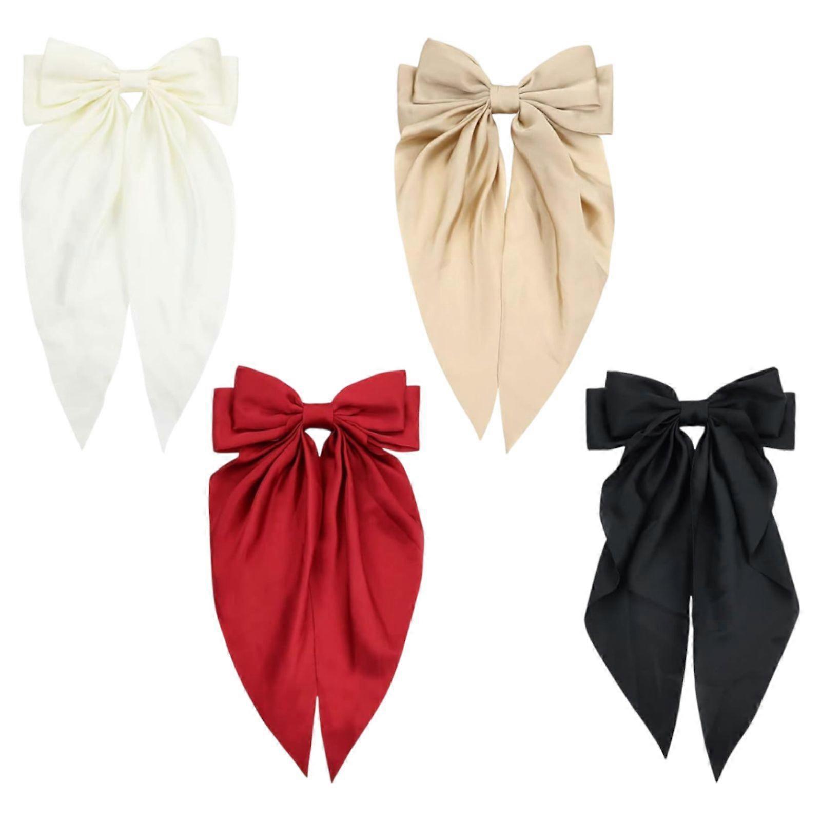 Tyhjiö -4 kpl pitkä rusetti klipsi