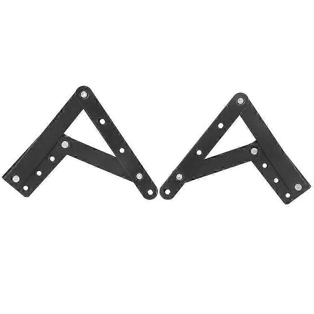 1 Pair Multifunction Folding Spring Tea Table Sofa Lift Up Top Lifting Frame Hinge Black