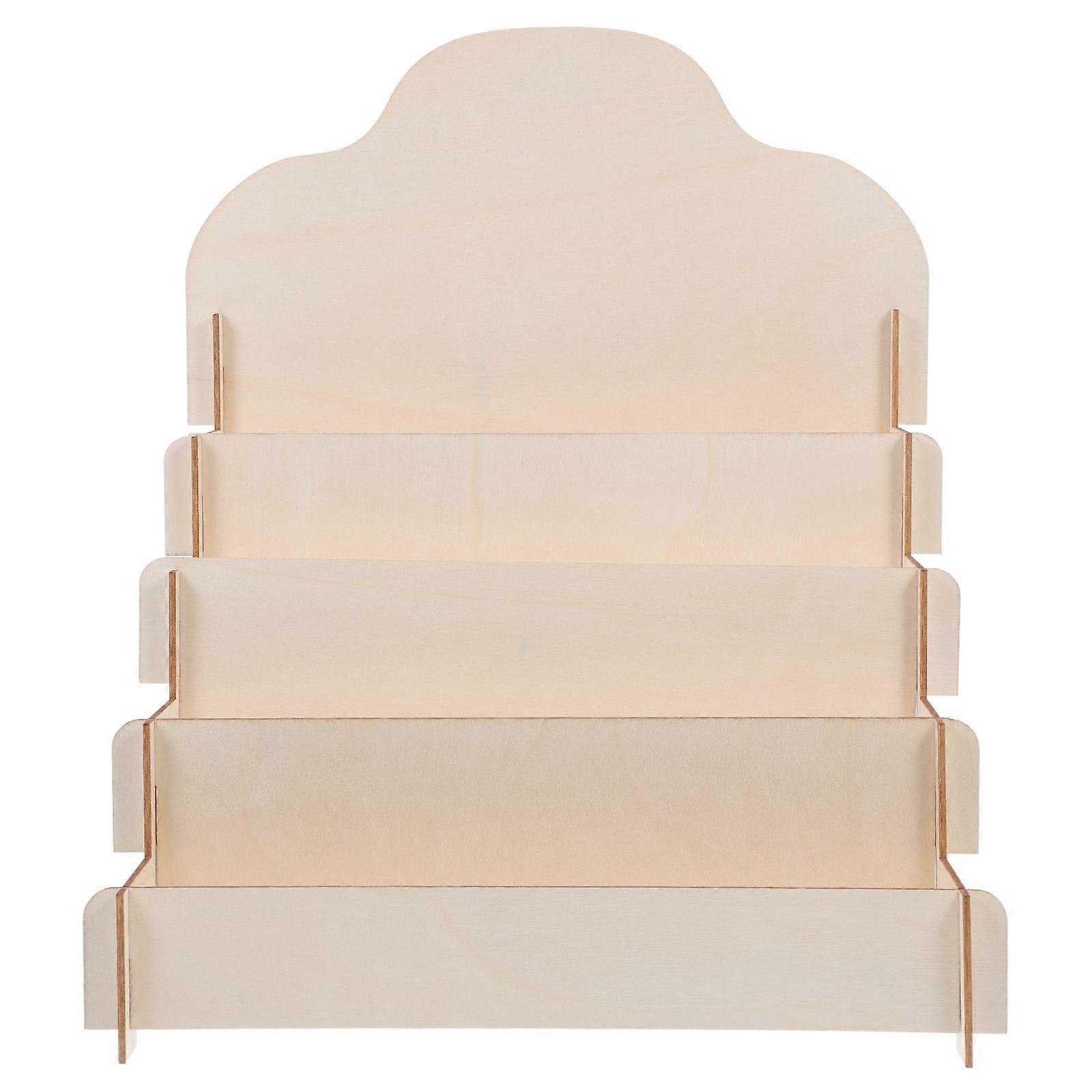 Versatile Wooden Card Display Stand Wooden Greeting Card Display Stand Accessory For Greeting Cards Postcards And Stickers