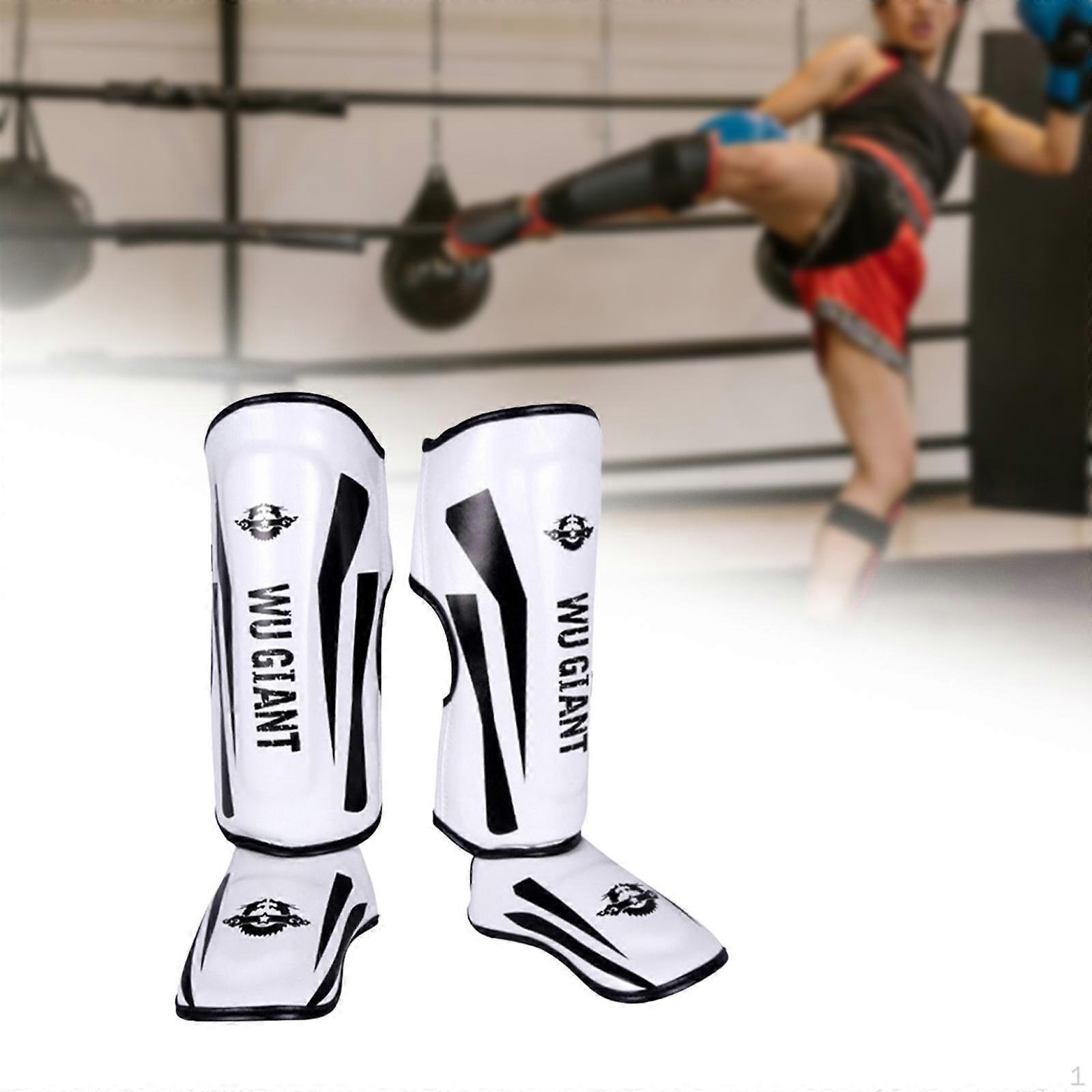 Shin Guards Equipment Easy to Clean and Maintain Instep Protector Leg for Kickboxing
