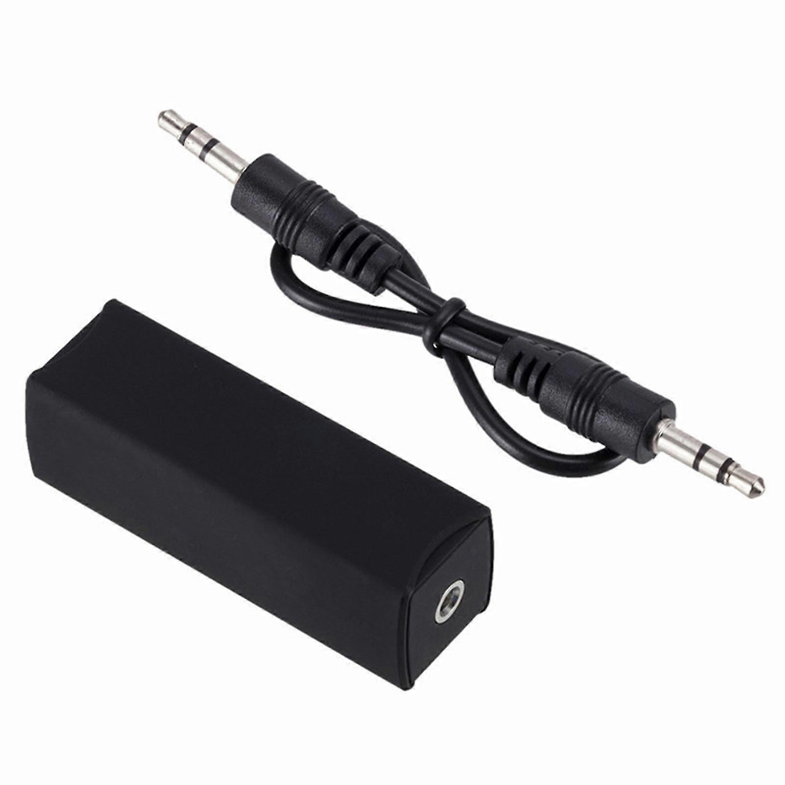 Ground Loop Noise Isolator with 3.5mm Audio Cable Compact Size Portable Wide Compactible Car Audio Buzz Noise Reducer